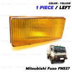 ไฟหรี่ในกันชน ข้างซ้าย 24V 1 ชิ้น ฝาเหลือง สำหรับ Mitsubishi Fuso Fuso FN527 FV87 FM 850 Truck ปี 1986-1994